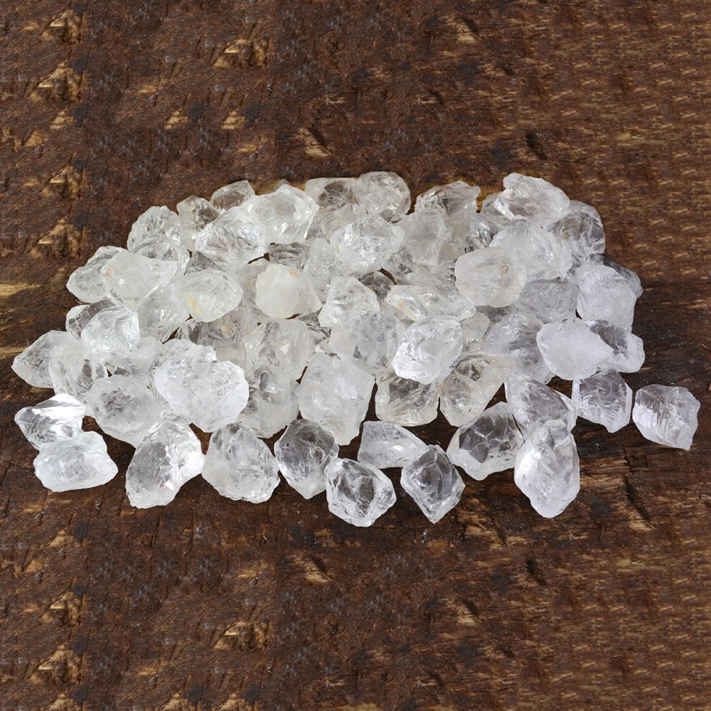 REIKI CRYSTAL PRODUCTS Natural Clear Quartz Brazillian Rough Crystal Stone For Reiki Healing 1 Kg Regular Asymmetrical Quartz Stone