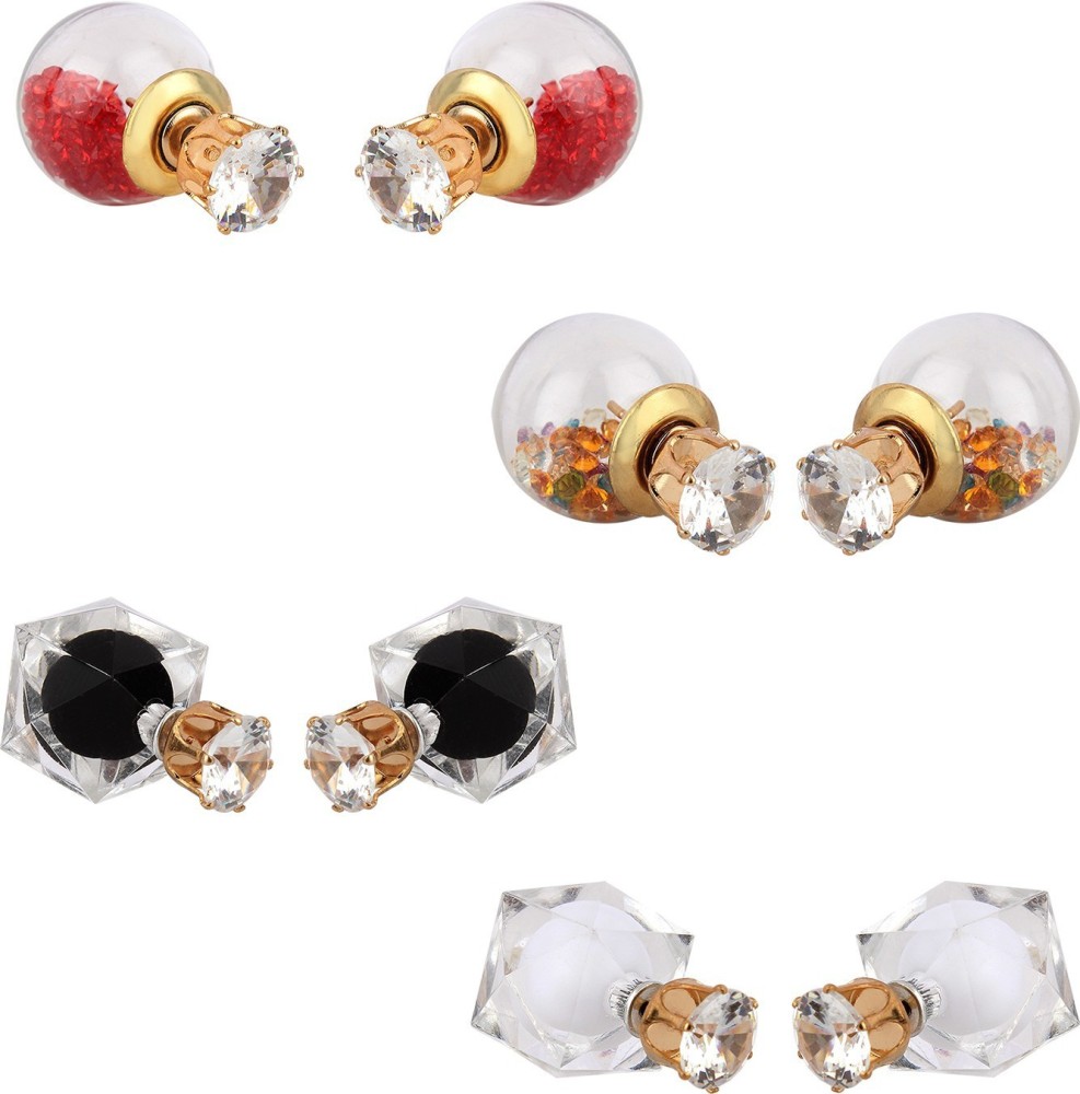 Styylo Jewels diva style Cubic Zirconia Alloy Earring Set
