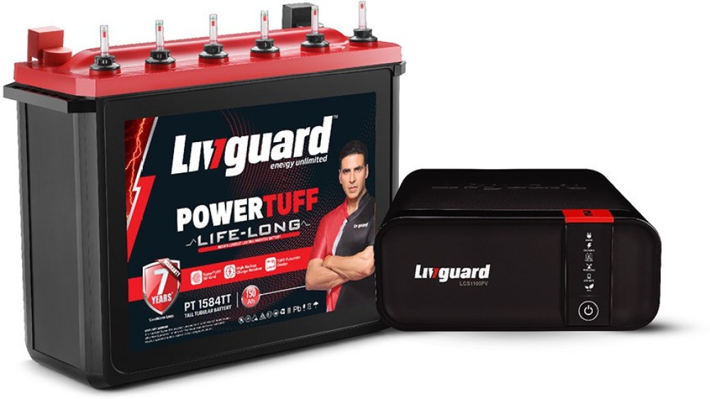 Livguard LGS1100PV+PT 1584TT Tubular Inverter Battery