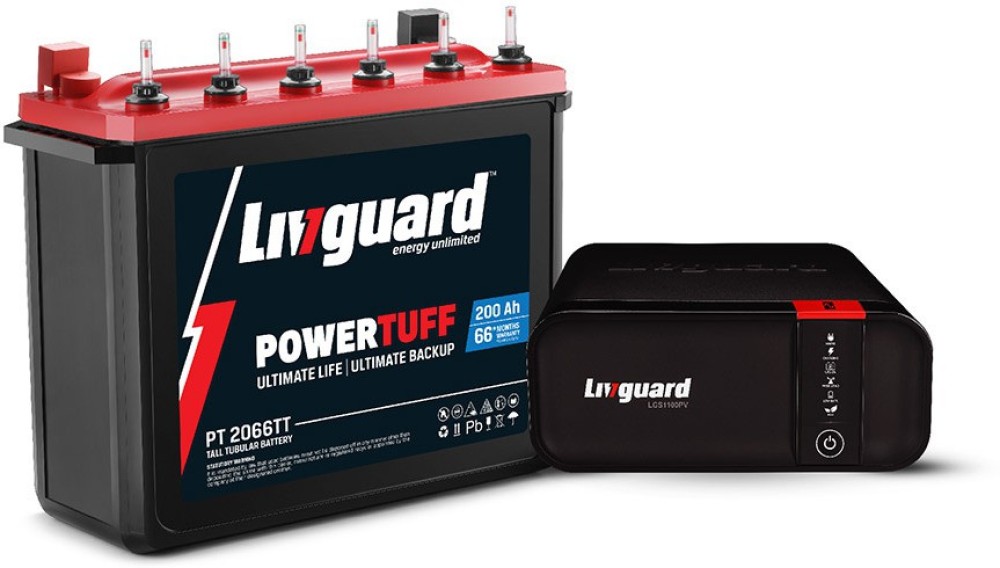 Livguard LGS1100PV+PT 2066TT Tubular Inverter Battery