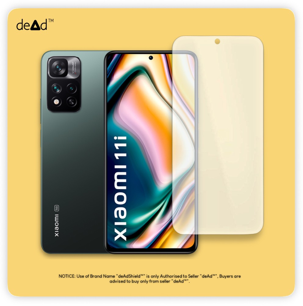 deAdShield Tempered Glass Guard for Xiaomi 11i 5G