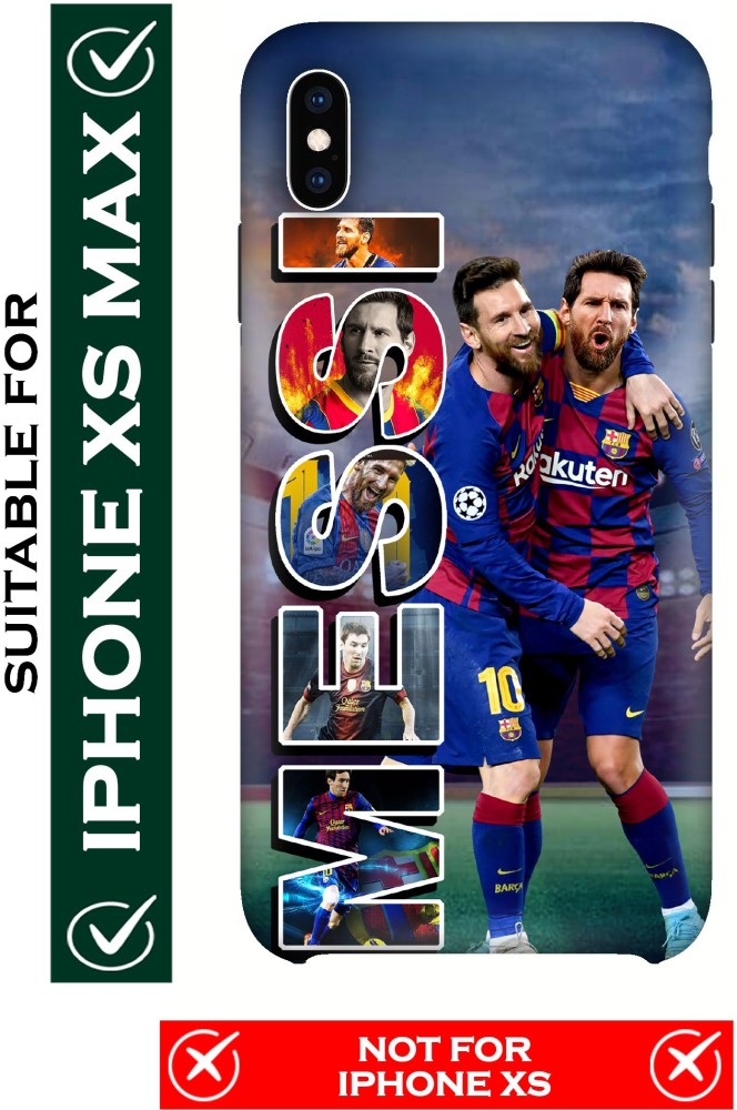 FULLYIDEA Back Cover for Apple iPhone XS Max, Apple iPhone XS Max, Lionel Messi, Messi 10, Fcb, Argentina