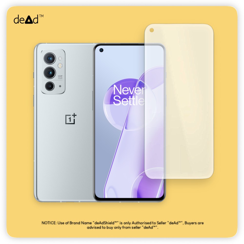 deAdShield Tempered Glass Guard for OnePlus 9RT 5G