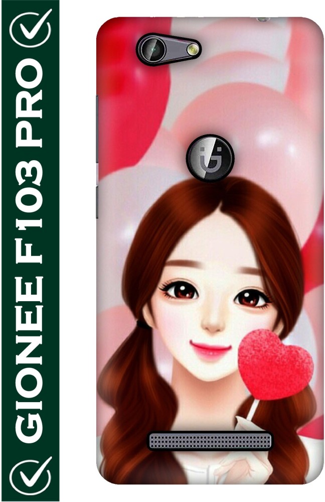 FULLYIDEA Back Cover for GIONEE F103 Pro, Gionee F103 Pro, Anime Girl, Lovely Girl, Cute Girl
