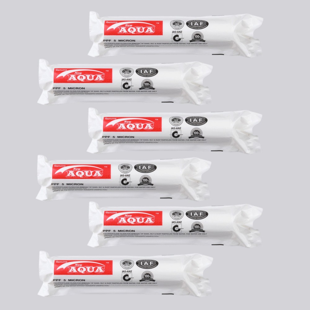 WESFRA AQUA HCC SPUN Filters (Pack of 6) Solid Filter Cartridge