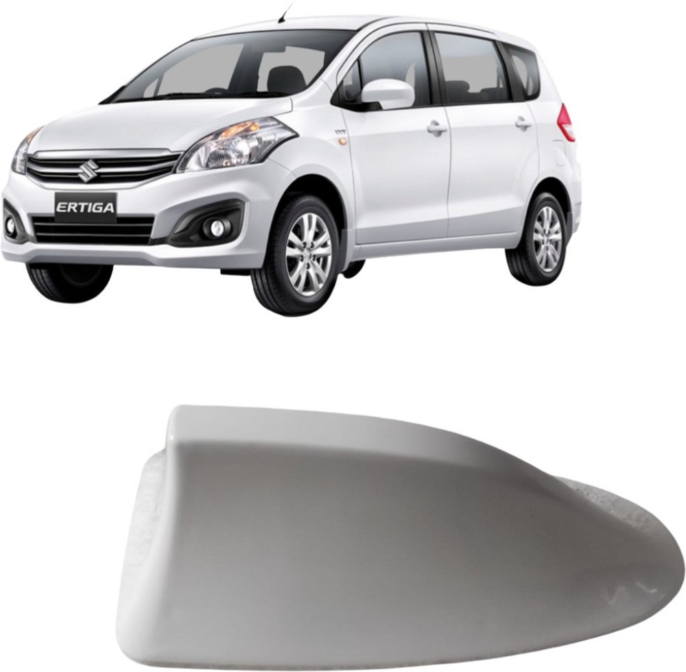Karon Enterprise 3D Shark Fin Style Roof Car Antenna Radio For Maruti Suzuki Ertiga (White) Hidden Vehicle Antenna