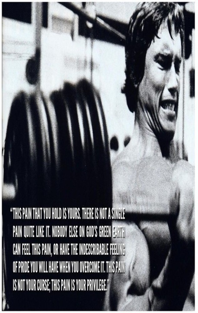 Arnold Schwarzenegger Poster For Room Paper Print