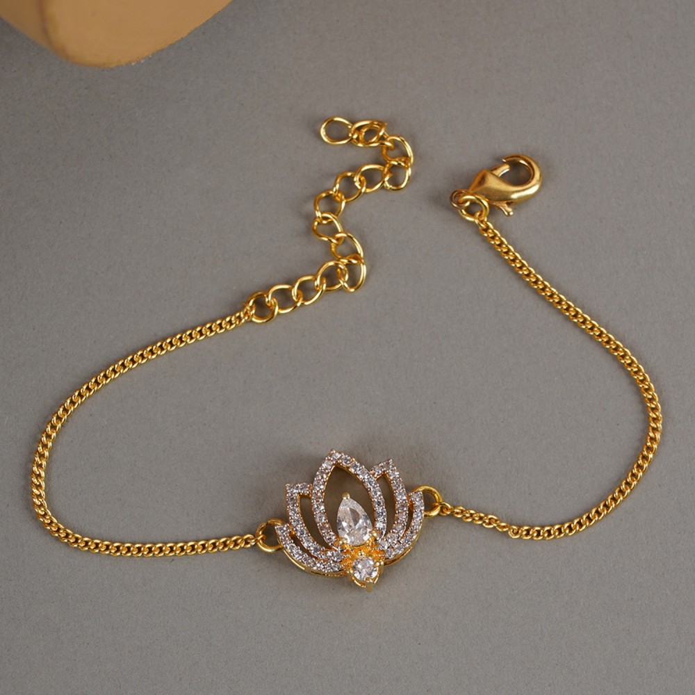 Voylla Brass Gold-plated Bracelet