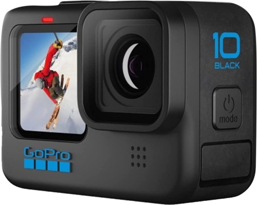 GoPro Hero 10 Bundle with Sling Bag Rechargeable battery(Waterproof, Front & Rear DualScreen, 5.3K60 Ultra HD Video) Sports and Action Camera