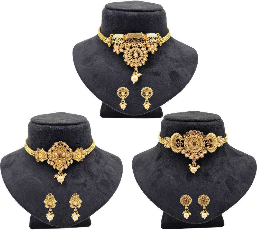 Jewelshub Brass Drop Earring