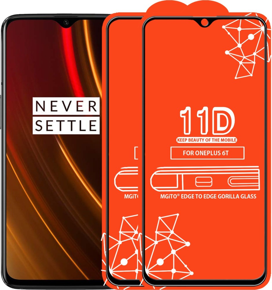 MGito Edge To Edge Tempered Glass for OnePlus 6T