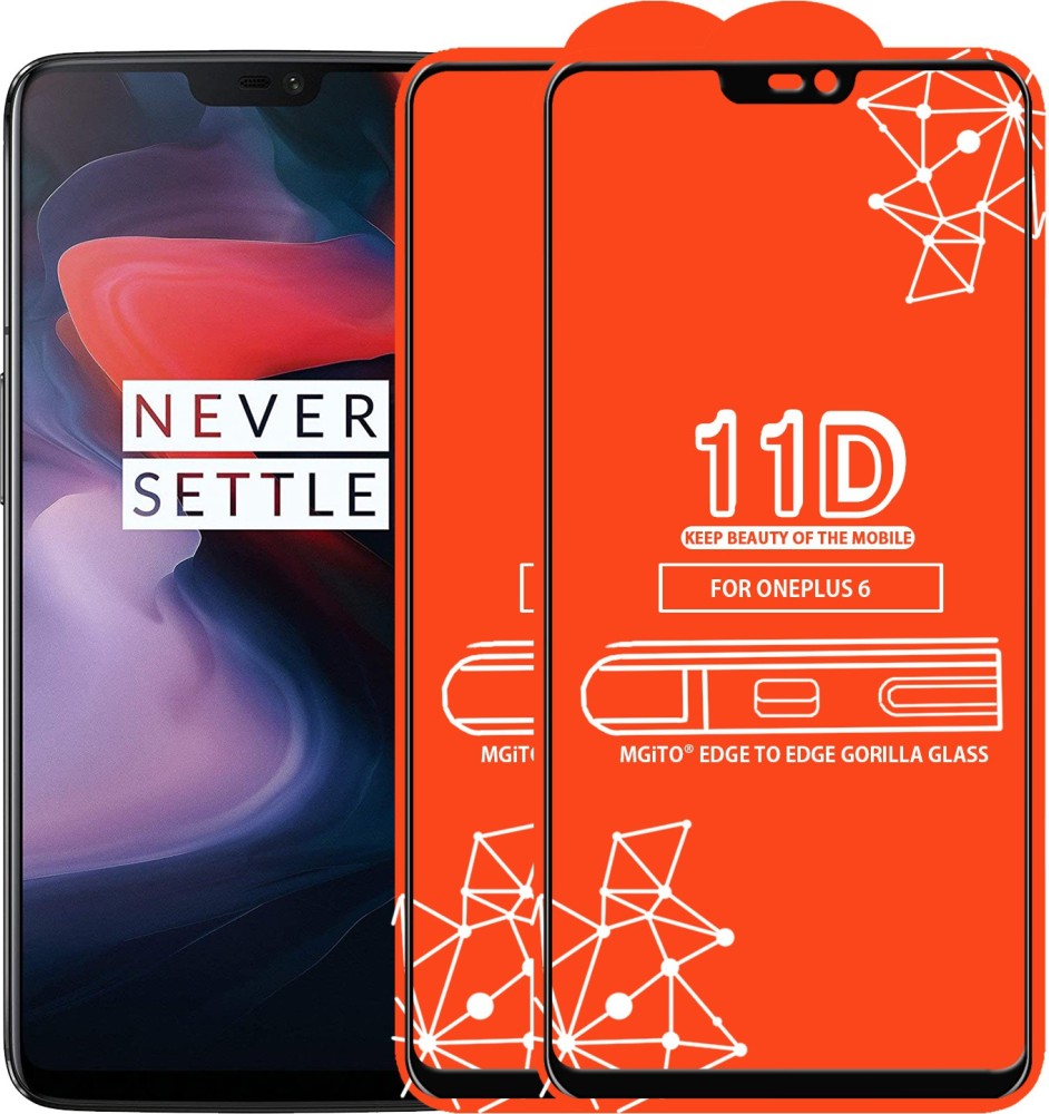 MGito Edge To Edge Tempered Glass for OnePlus 6