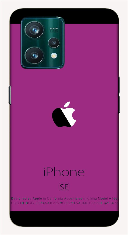 iprinto Back Cover for Realme 9 Pro Plus 5G Apple Iphone Purple Back Cover