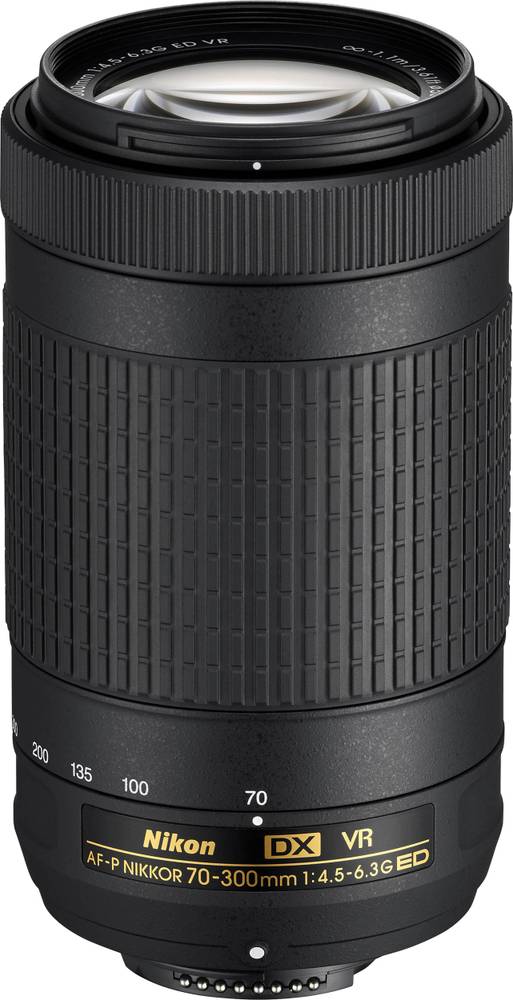 Nikon AF-P 70-300mm lens DX f/4.5- 6.3G ED VR