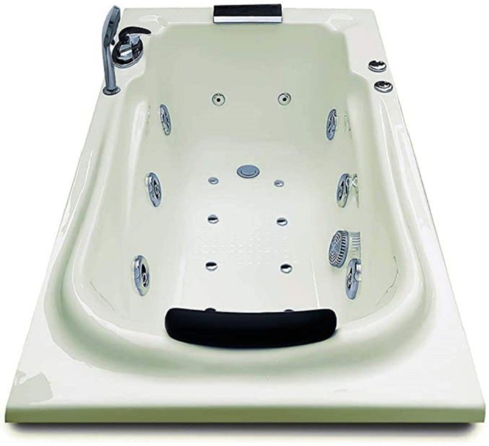 MADONNA Bonn 4.5 Feet Combi-Massage Acrylic - Ivory Free-standing Bathtub