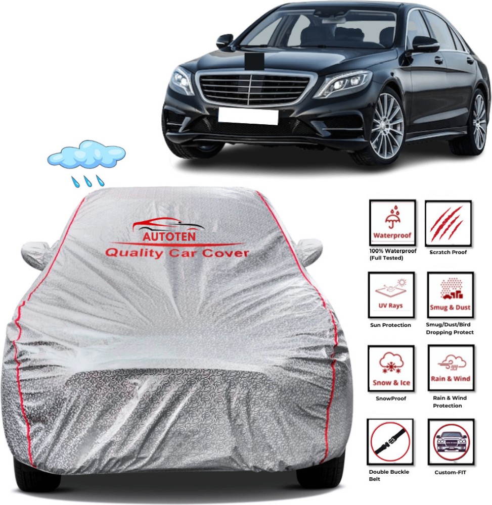 AutoTen Car Cover For Mercedes Benz S-Class (With Mirror Pockets)