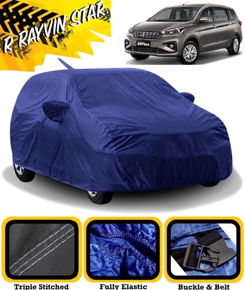R Rayvin Star Car Cover For Maruti Suzuki Ertiga 1.5 ZDI Diesel (With Mirror Pockets)