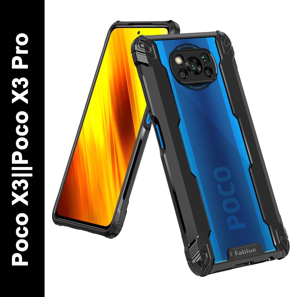 Fablue Back Cover for Poco X3, Poco X3 Pro