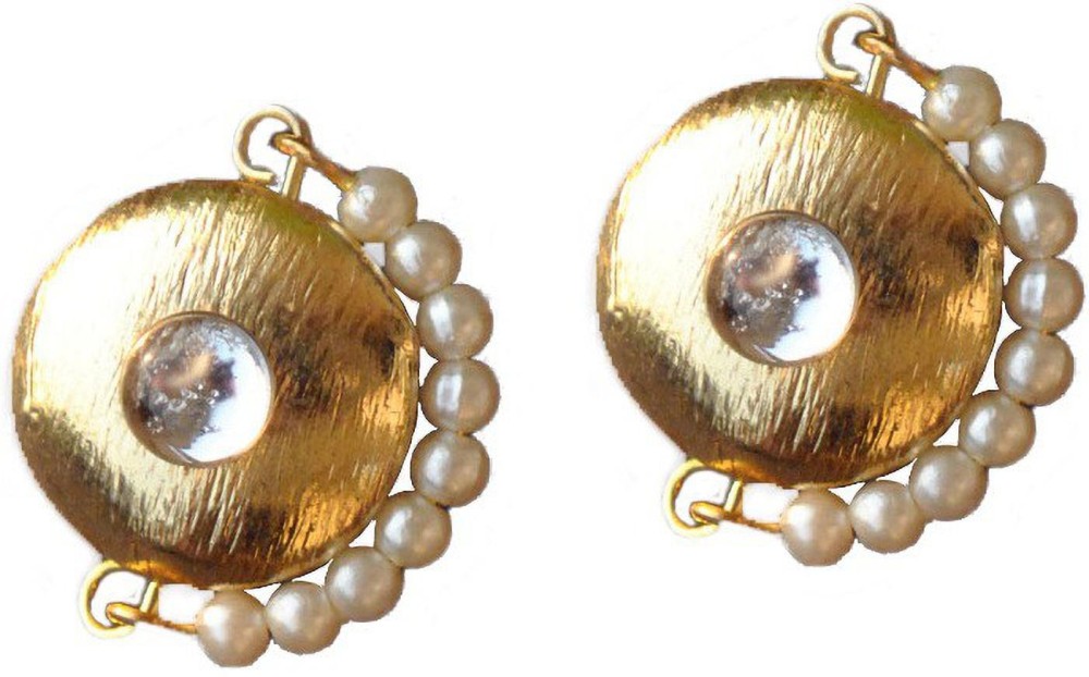 Beabhika Golden Crescent Earstuds Earrings Alloy Drops & Danglers, Earring Set