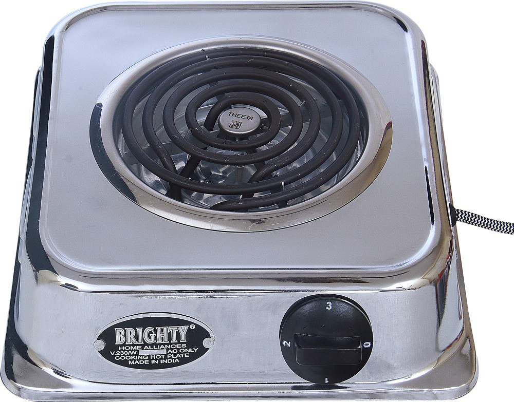 Brighty Hot Plate 2kw Black Electric Cooking Heater