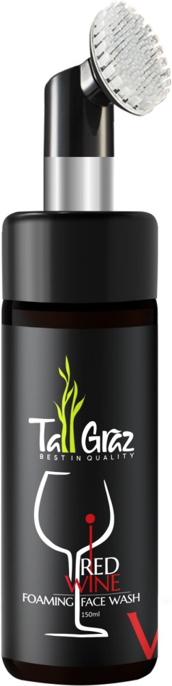 tall graz Redwine Foaming Face wash, For Anti-Aging & Skin Brightening Men & Women Face Wash