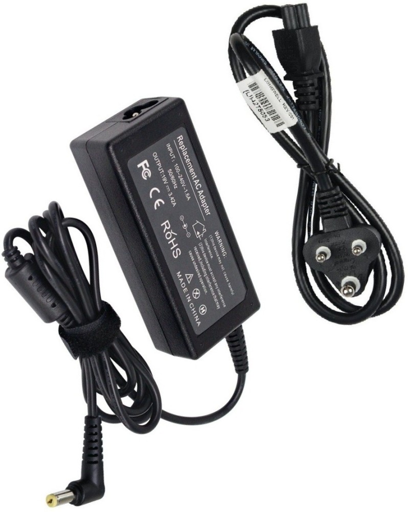 Laplogix 65W 19V 3.42A Regular Pin 5.5X1.7MM Charger For Acer TravelMate P2 TMP259-MG 65 W Adapter