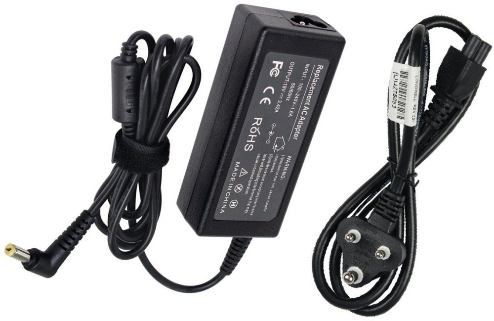 Laplogix 65W 19V 3.42A Regular Pin 5.5X1.7MM Charger For Acer TravelMate P6 TMP643-V 65 W Adapter