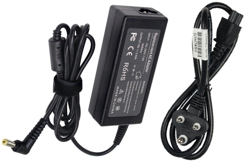 Laplogix 65W 19V 3.42A Regular Pin 5.5X1.7MM Charger For Acer TravelMate TMP643-M 65 W Adapter