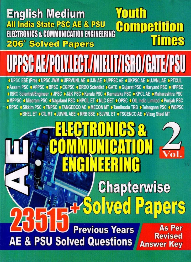 AE Electronics & Communication Engineering Volume-2 Chapterwise Solved Papers