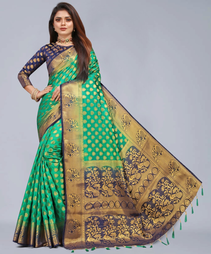 Perfect Wear Self Design Banarasi Cotton Silk Saree