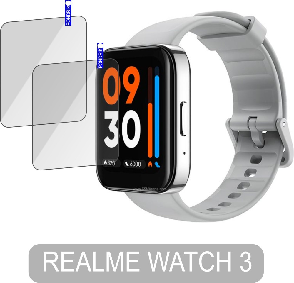 PONDRIK Screen Guard for Realme Watch 3 Smartwatch