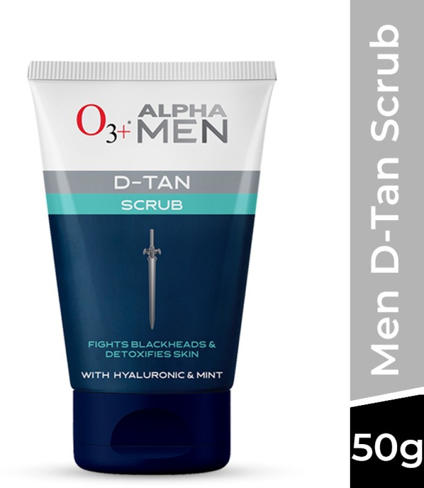 O3+ Alpha Men Acno D-tan Face Scrub With Mint For Blackheads & Detoxies Skin Scrub