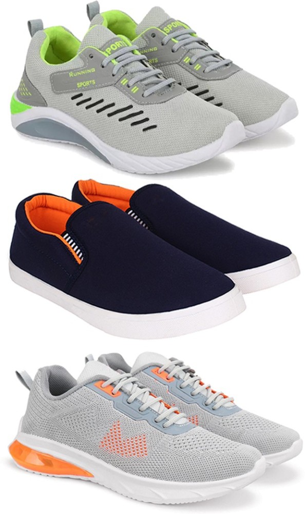 ORICUM Oricum Sports Shoes For men|Latest Stylish Running Shoes For men (Pack Of 3) Running Shoes For Men