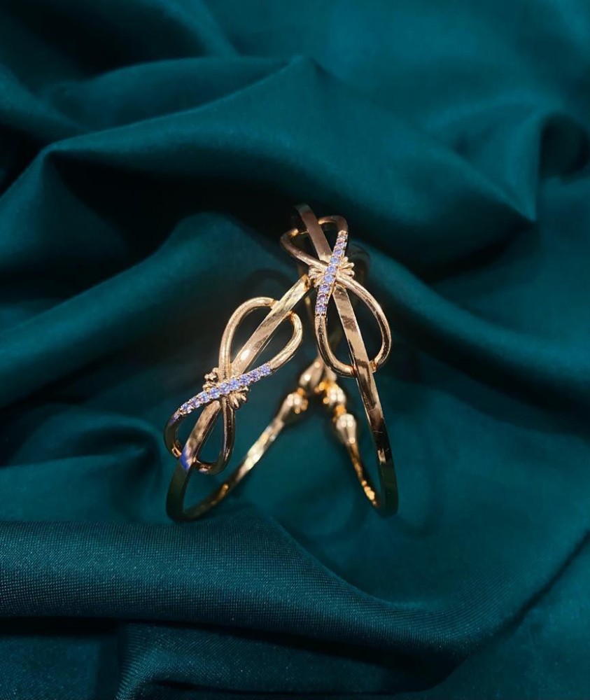 sakariya imitation Brass Diamond Gold-plated Bracelet Set