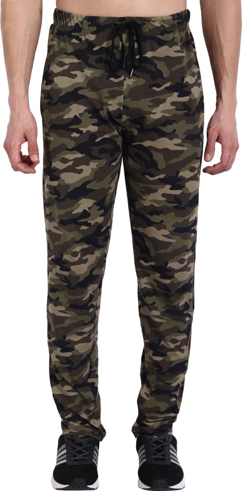 PeppyZone Camouflage Men Multicolor Track Pants