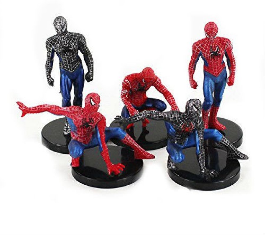 black spiderman figure toys