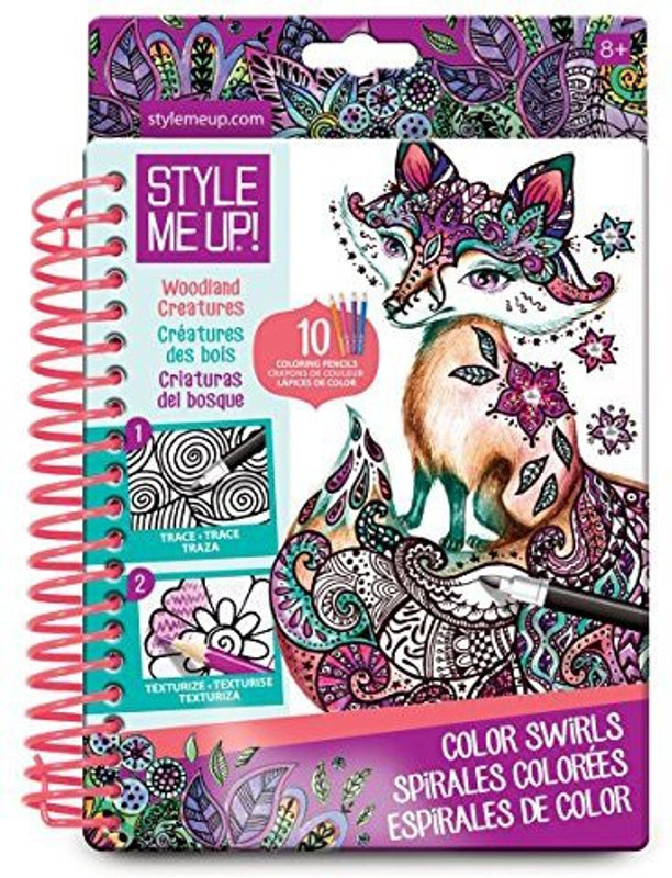 Style Me Up Art And Craft Coloring Book With Sketch Pages