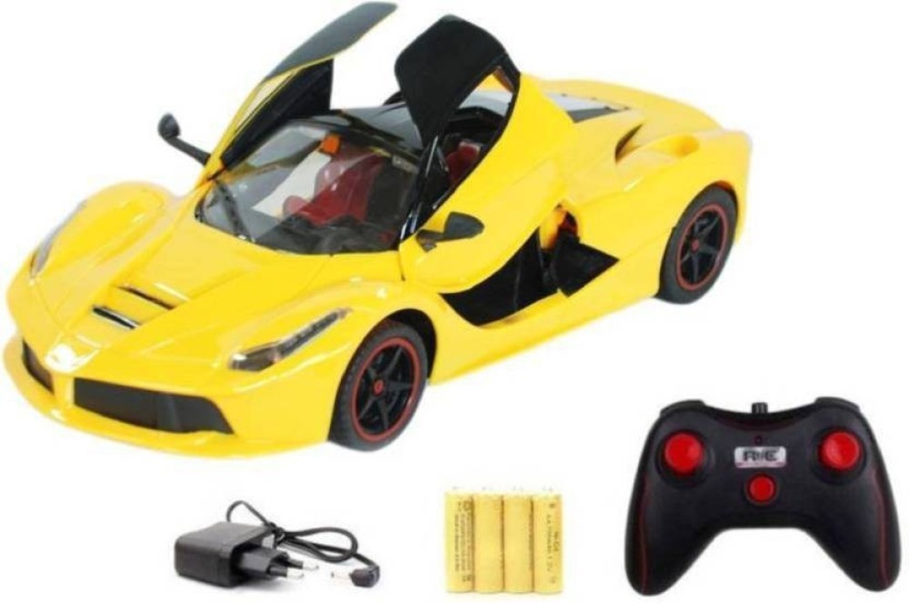 yellow ferrari toy car