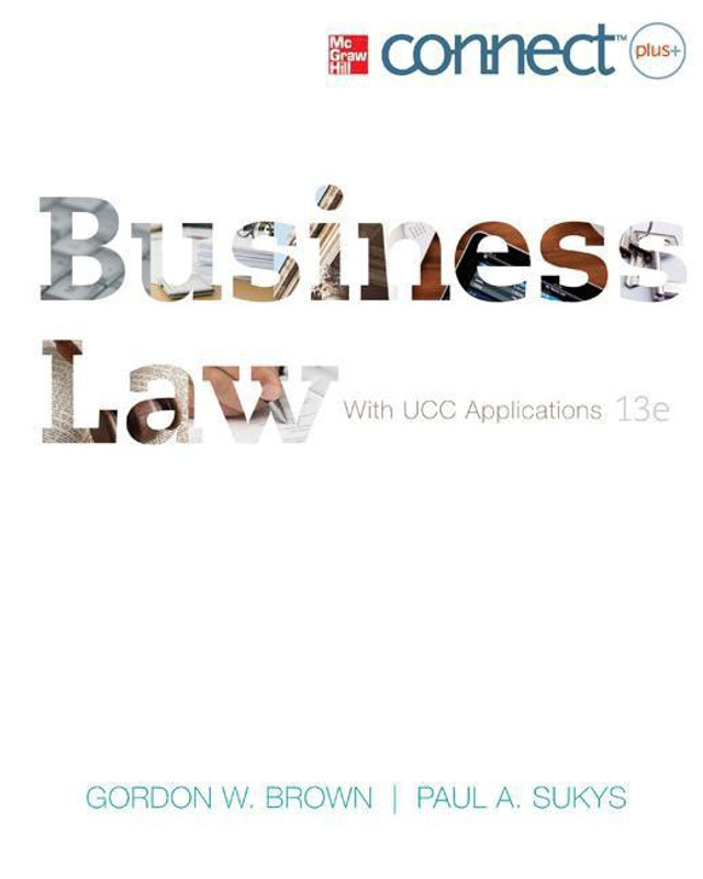 Business Law With Ucc Applications Student Edition Cnct Buy