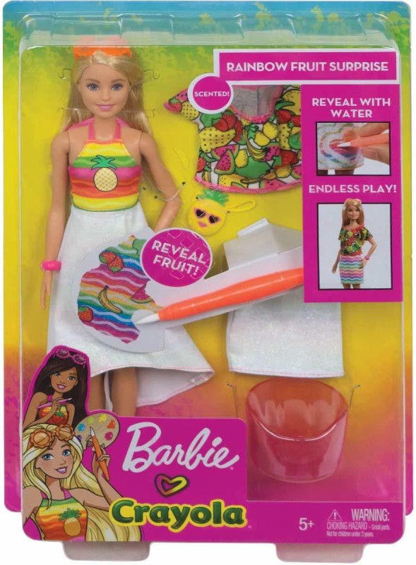 barbie crayola