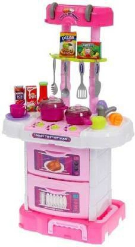 kitchen play set with light and sound