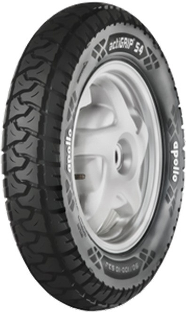 Apollo 90/100-10 53P ACTIGRIP S5 90/100-10 Front Two Wheeler Tyre