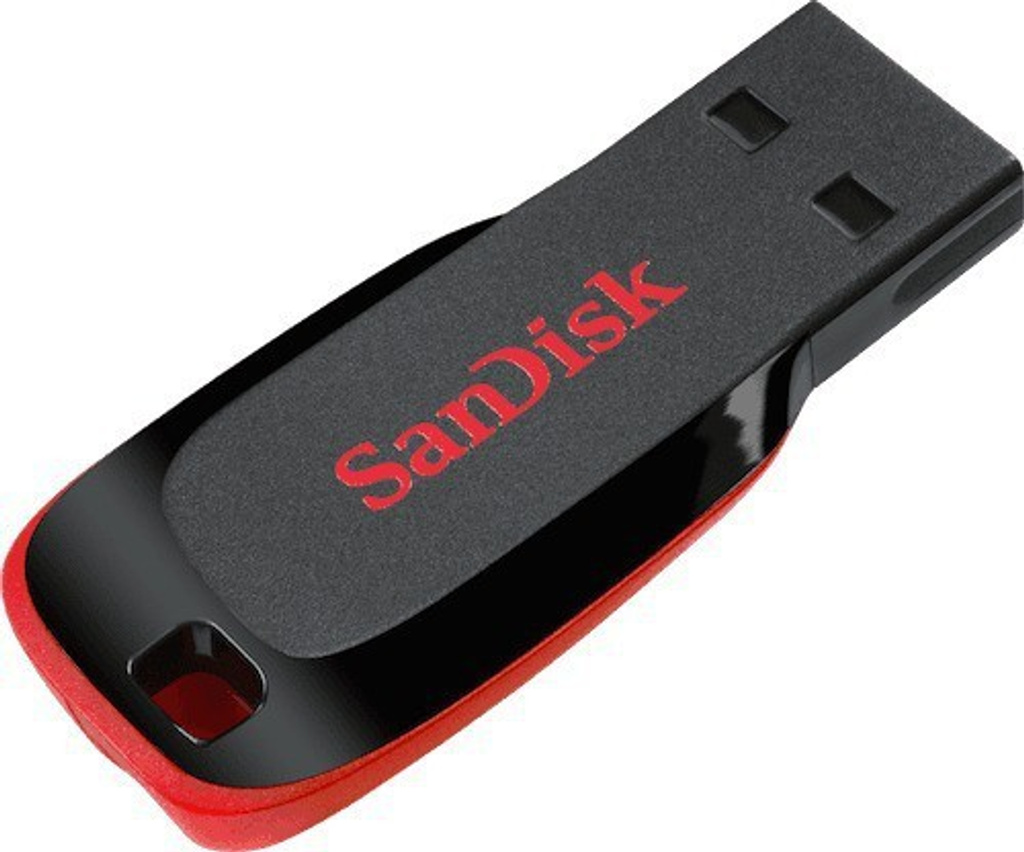 SanDisk Cruzer Blade 128 GB Pen Drive Compatible with Desktop Computer, Mobile, Laptop USB 2.0 Plastic Case