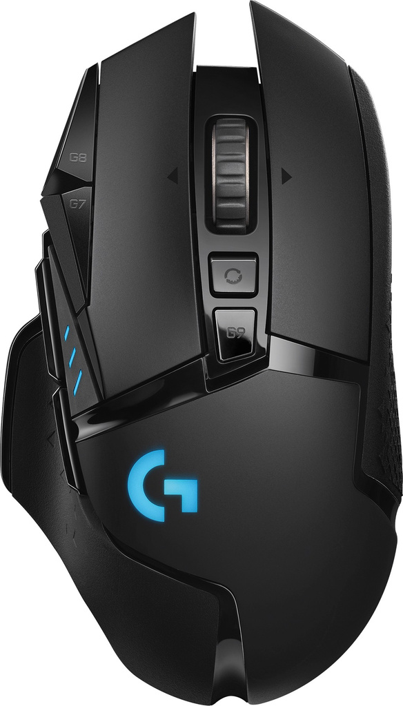 Logitech G502 Lightspeed / HERO 25K Sensor, Adj DPI 25.6K, RGB, 11 Programmable Buttons Ambidextrous Optical  Gaming Mouse