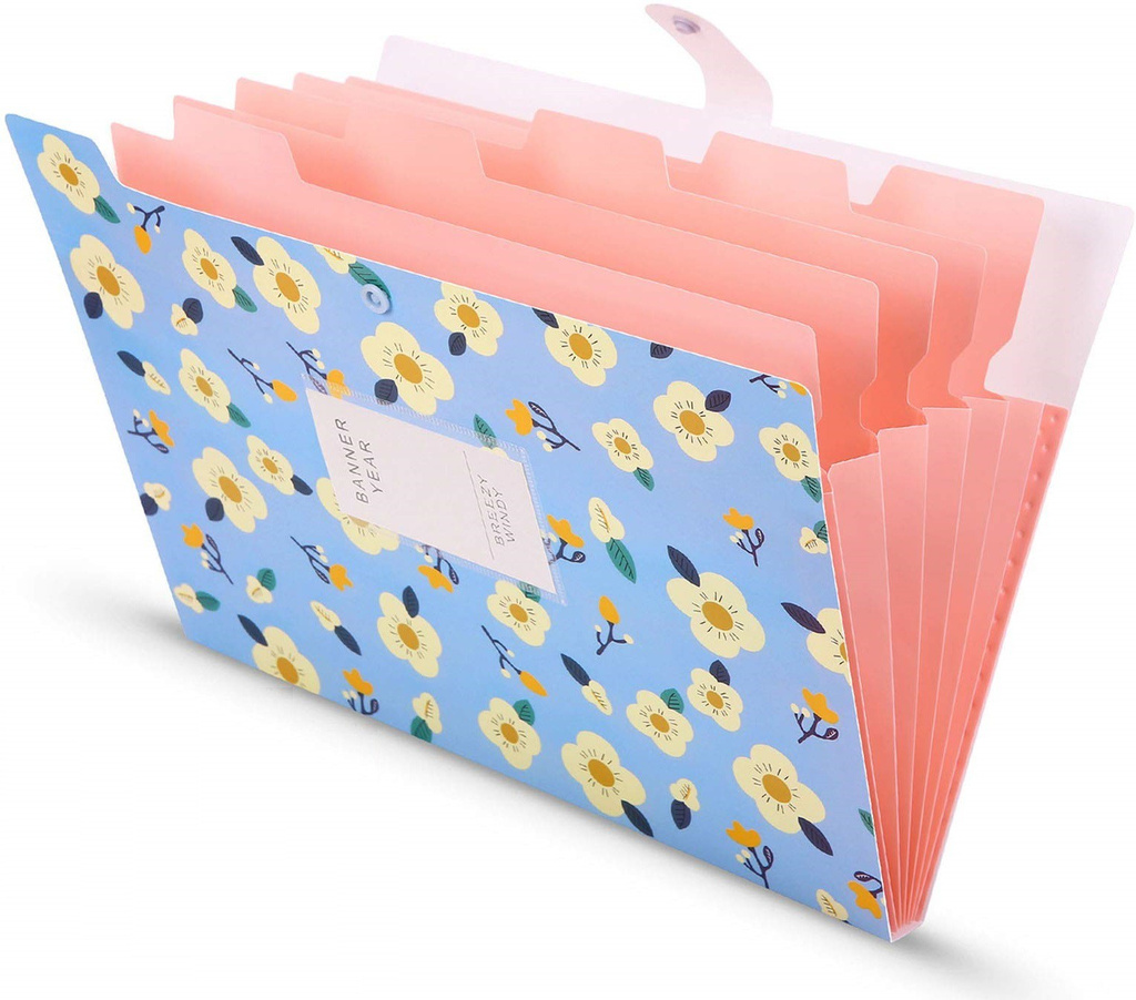 corslet a4 size office paper students certificate holder storage organizer 5 pockets file folder