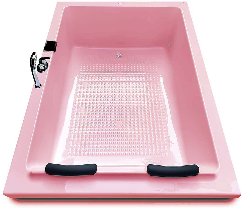 Phoenix 6 ft Acrylic with Front Panel and Filler System - Pink Free-standing Bathtub (100 or Above L)