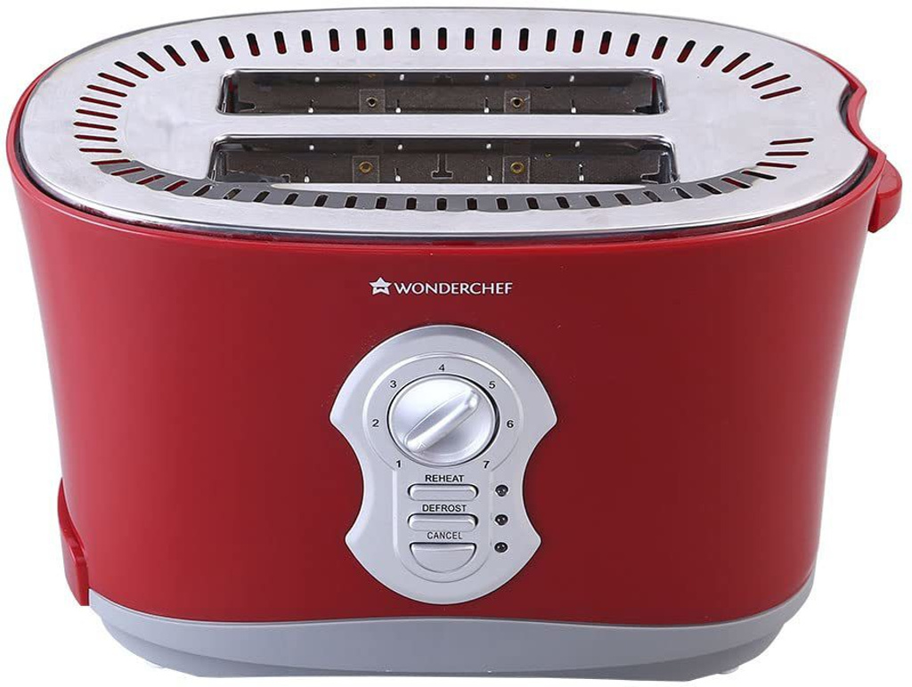 WONDERCHEF by Wonderchef Home Appliances Crimson Edge Slice Toaster Plus 800 W Pop Up Toaster