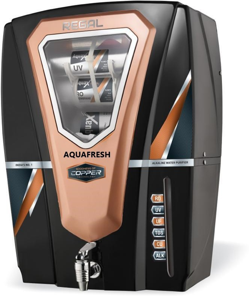 aquafresh regal black copper ro uv tds automatic electrical best home water purifier 12 l ro uv uf tds