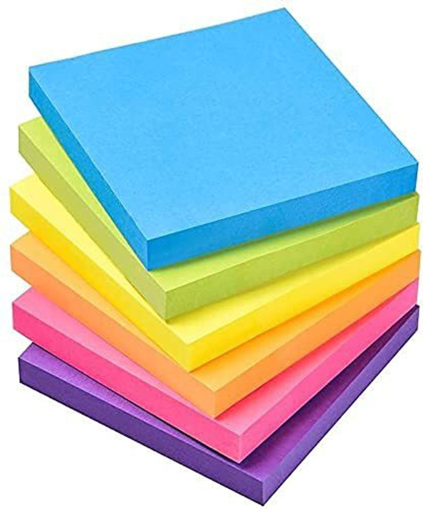 ziaro 400 sticky notes 3x3 inch bright colors self stick pads sheets note 4