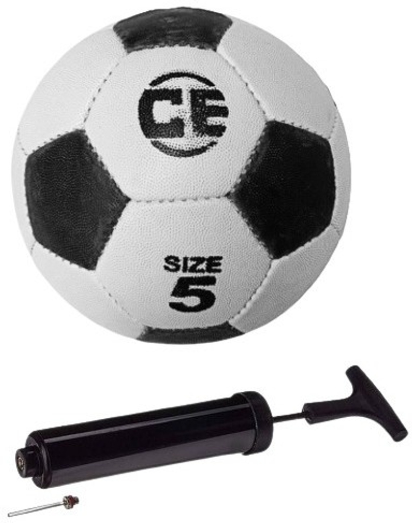 classic eagle black white football air pump size 5 size 5
